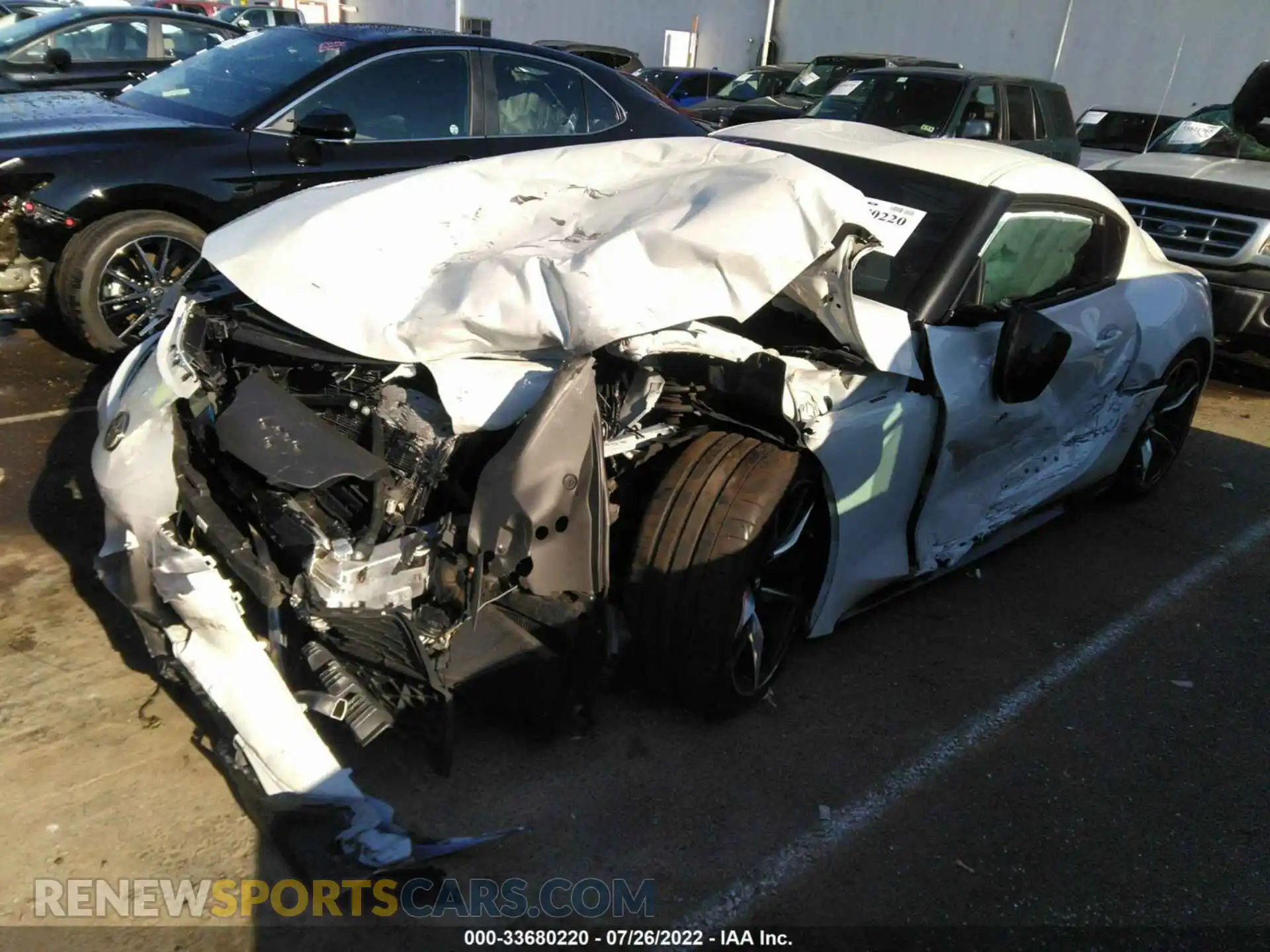 2 Photograph of a damaged car WZ1DB0C06MW041034 TOYOTA GR SUPRA 2021