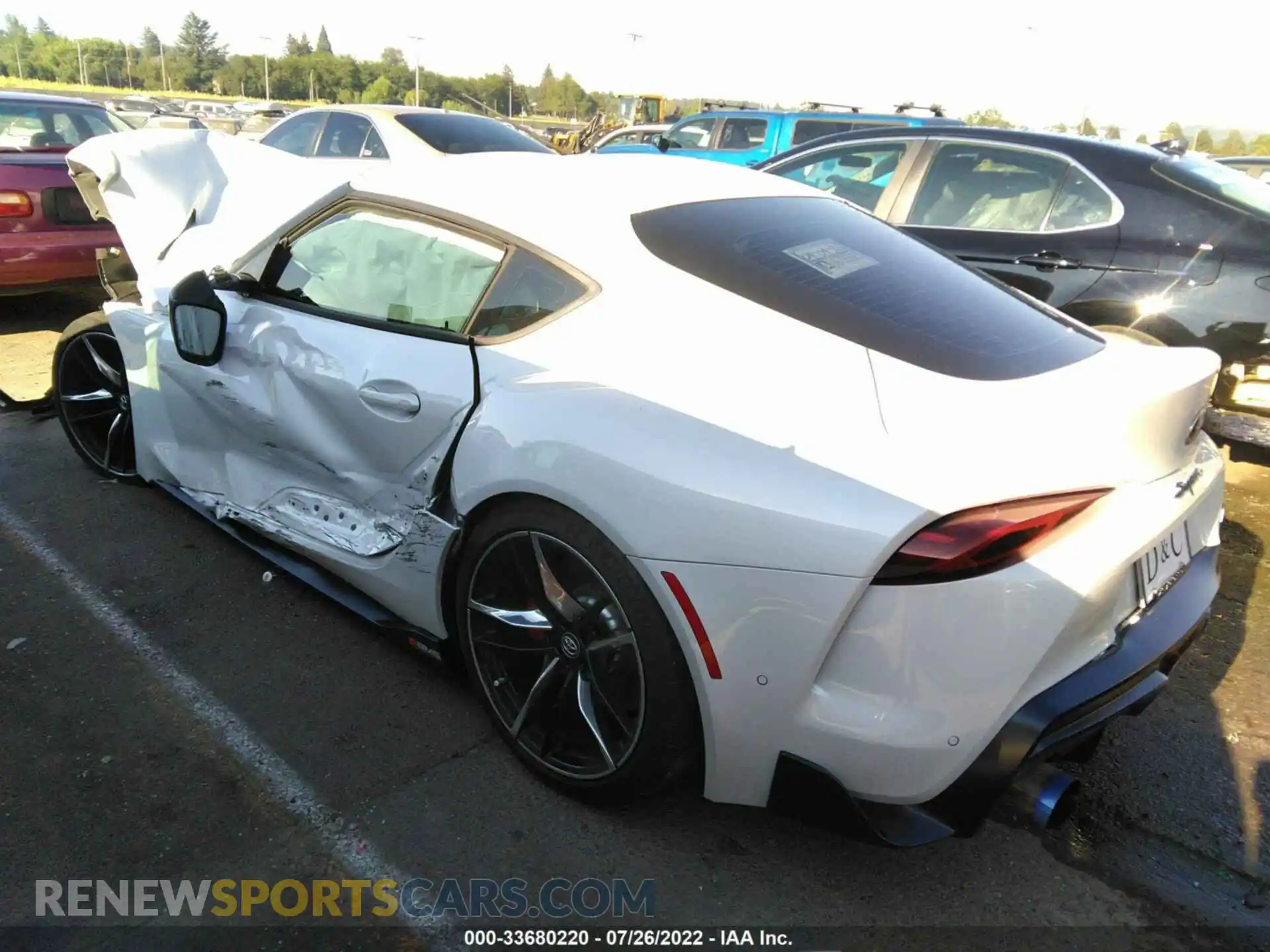 3 Photograph of a damaged car WZ1DB0C06MW041034 TOYOTA GR SUPRA 2021
