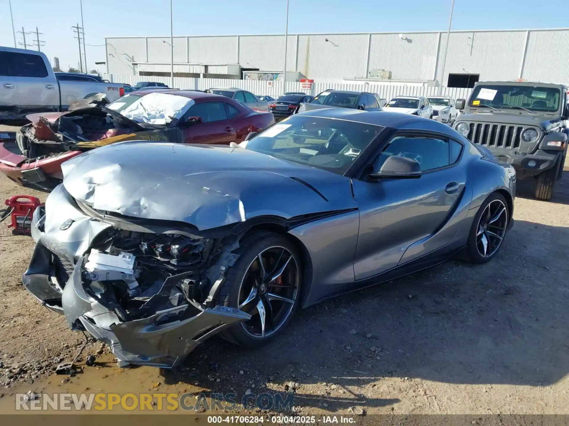 2 Photograph of a damaged car WZ1DB0C0XMW045457 TOYOTA GR SUPRA 2021