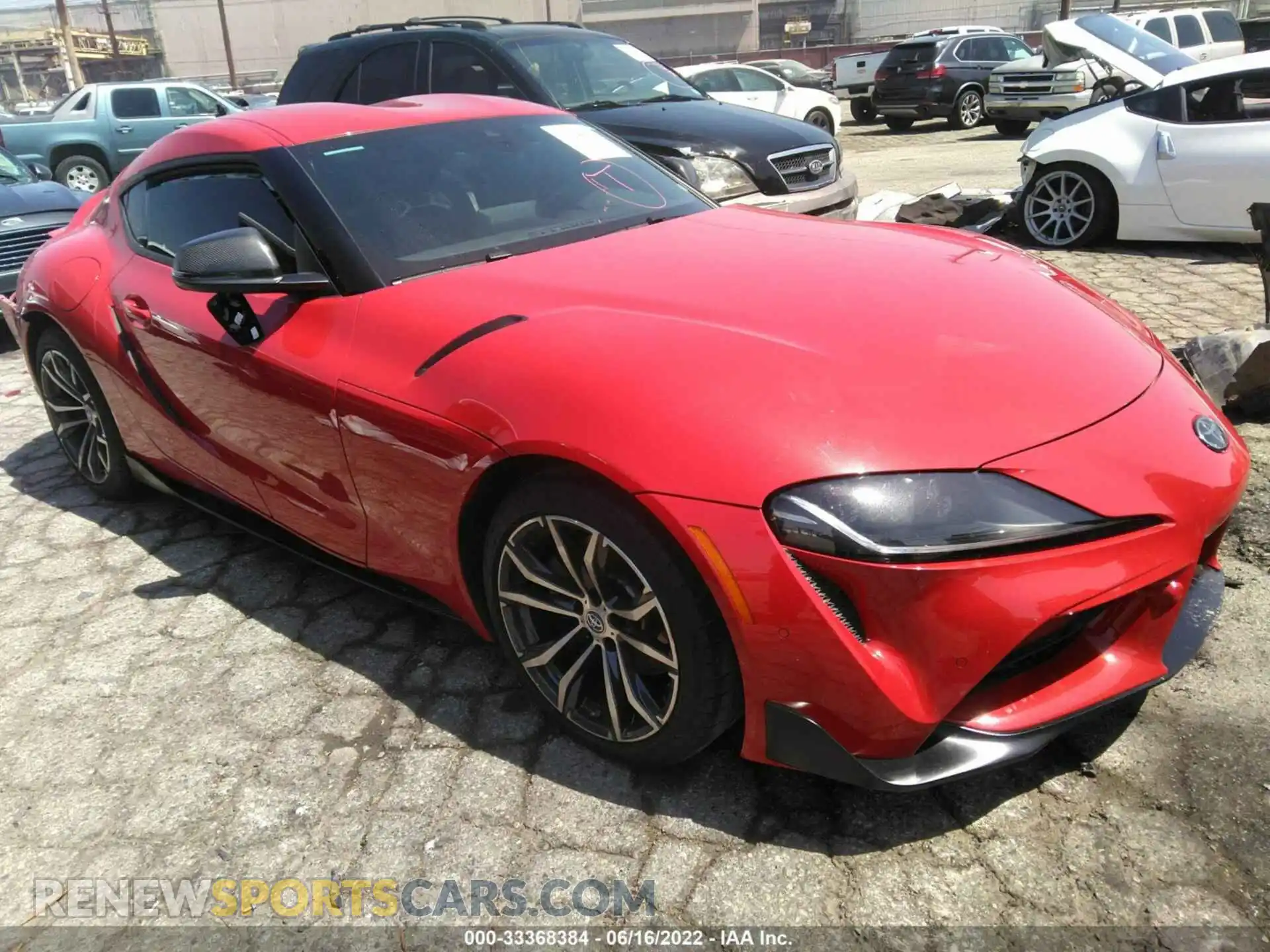 1 Photograph of a damaged car WZ1DB2C0XMW038374 TOYOTA GR SUPRA 2021