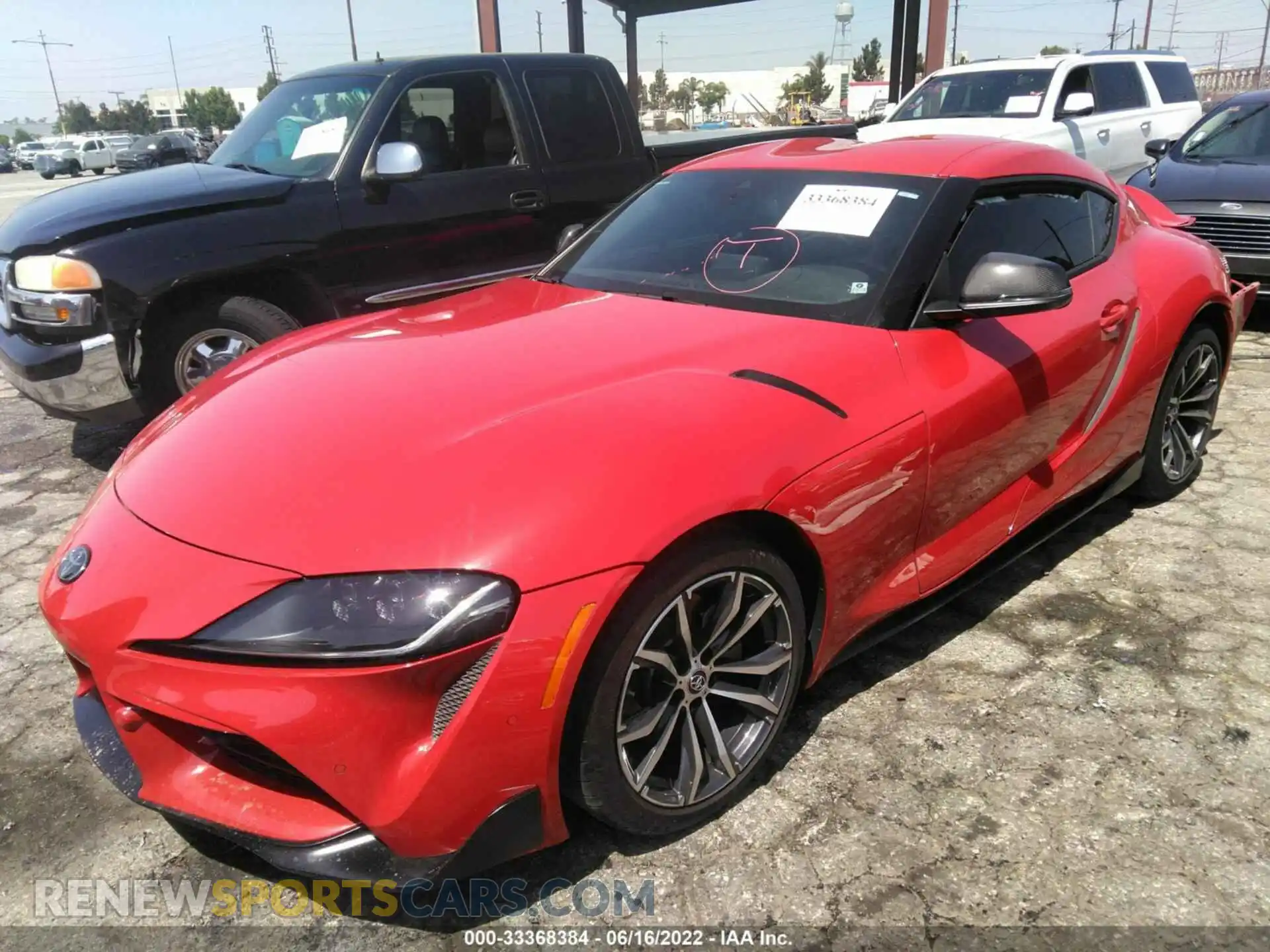 2 Photograph of a damaged car WZ1DB2C0XMW038374 TOYOTA GR SUPRA 2021