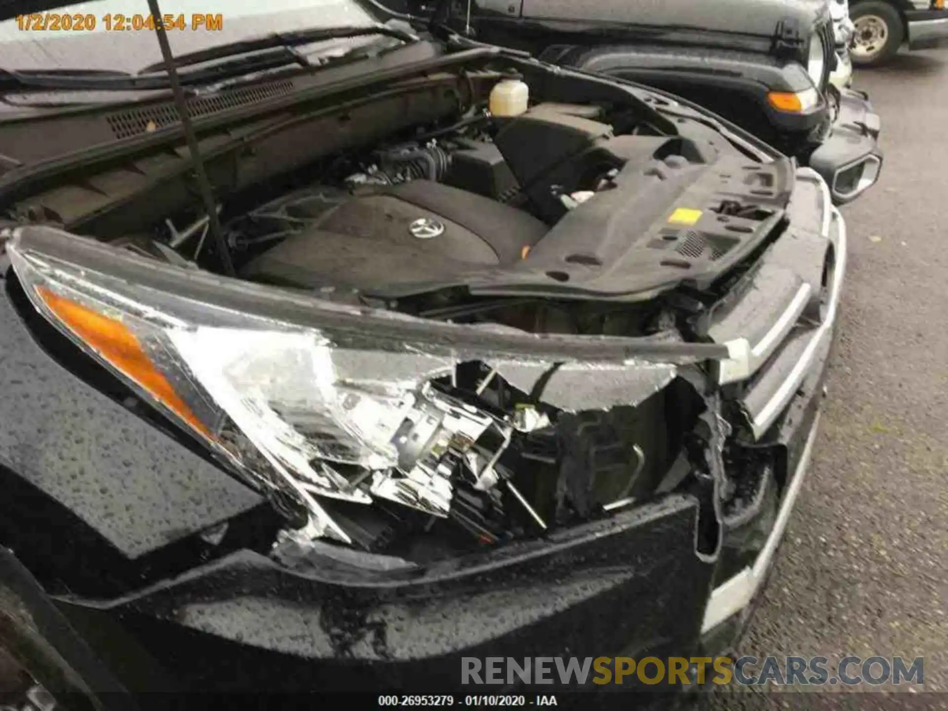 14 Фотография поврежденного автомобиля 5TDBZRFH3KS954273 TOYOTA HIGHLANDER 2019