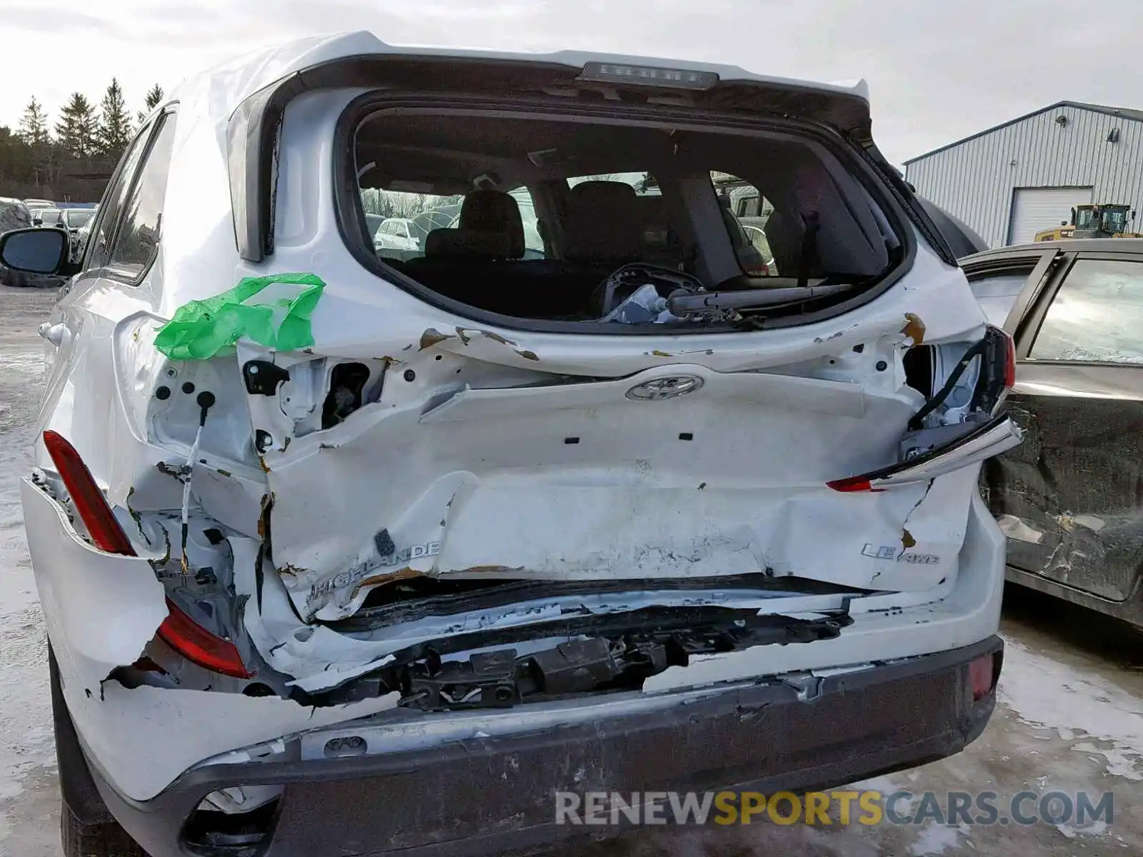 9 Photograph of a damaged car 5TDBZRFH4KS915448 TOYOTA HIGHLANDER 2019