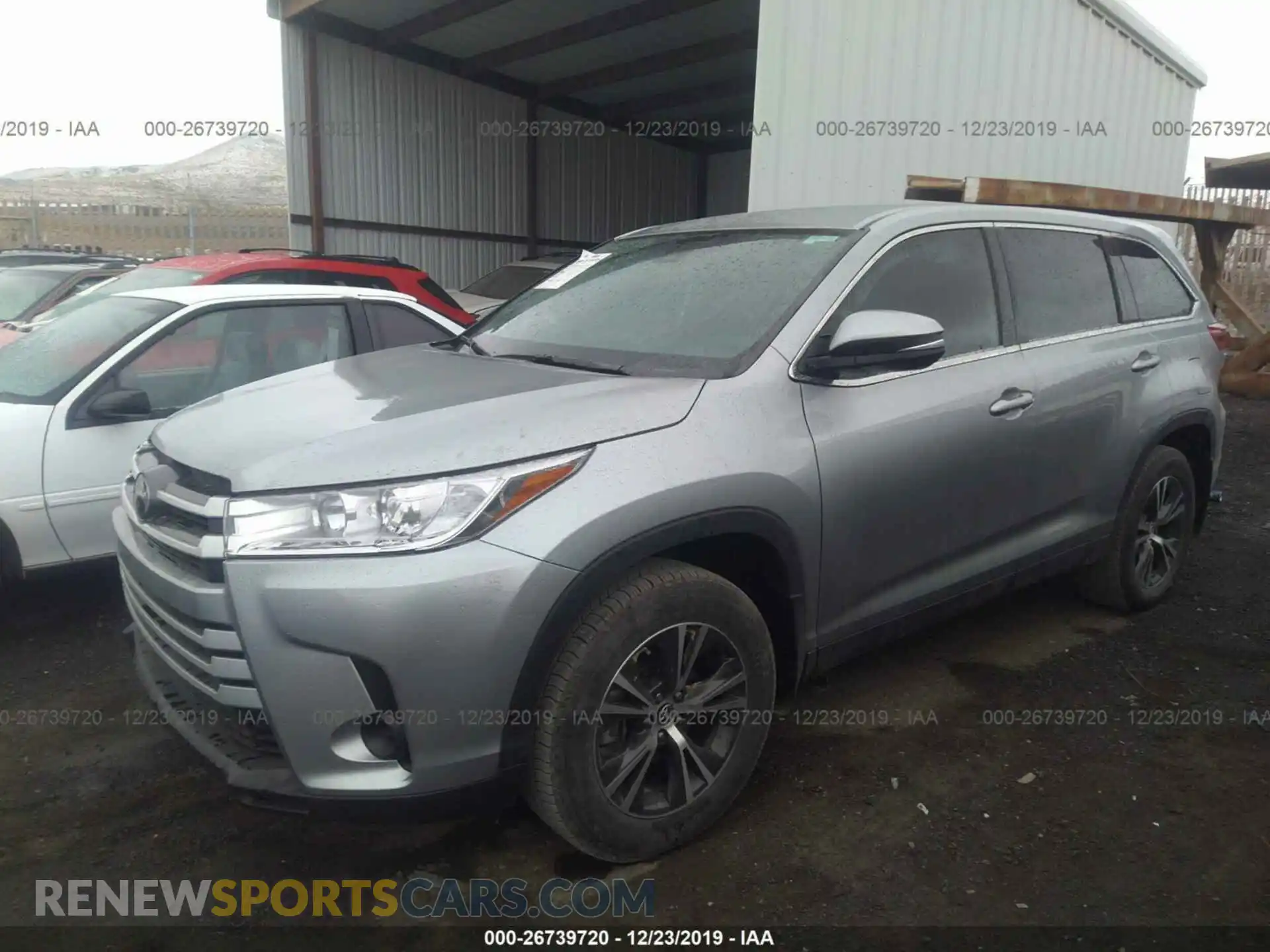2 Photograph of a damaged car 5TDBZRFH4KS989162 TOYOTA HIGHLANDER 2019