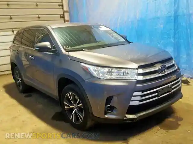 1 Photograph of a damaged car 5TDBZRFH6KS934552 TOYOTA HIGHLANDER 2019