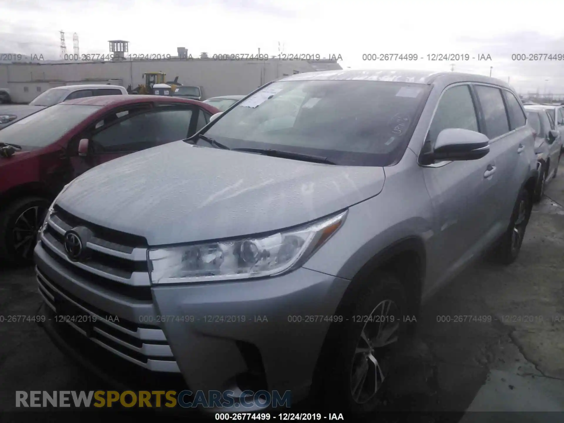 2 Photograph of a damaged car 5TDBZRFHXKS979770 TOYOTA HIGHLANDER 2019