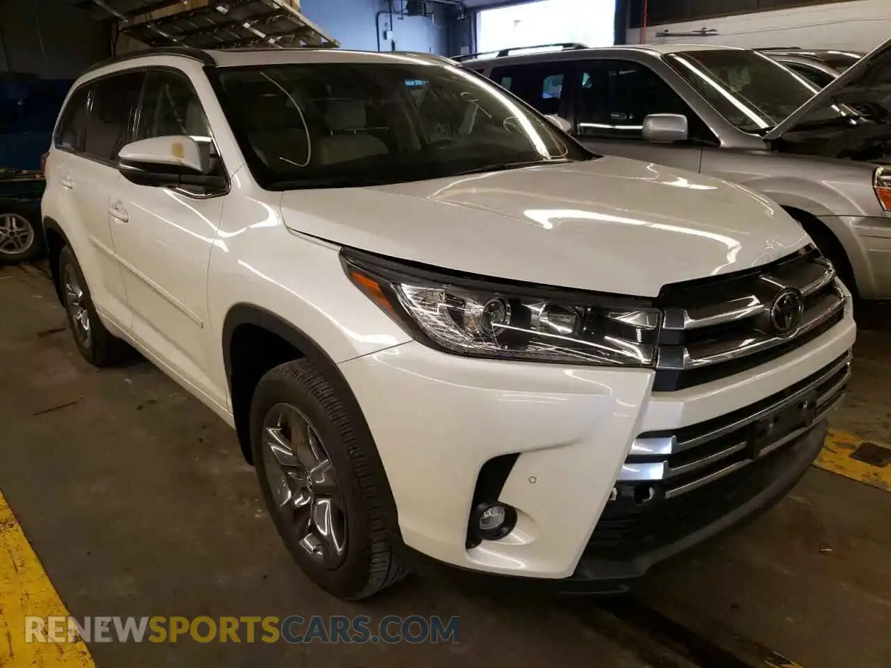 1 fotografías del automóvil dañado 5TDDZRFH7KS723000 TOYOTA HIGHLANDER 2019