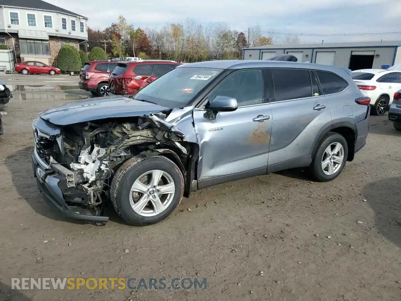 1 Photograph of a damaged car 5TDBBRCH3LS007583 TOYOTA HIGHLANDER 2020