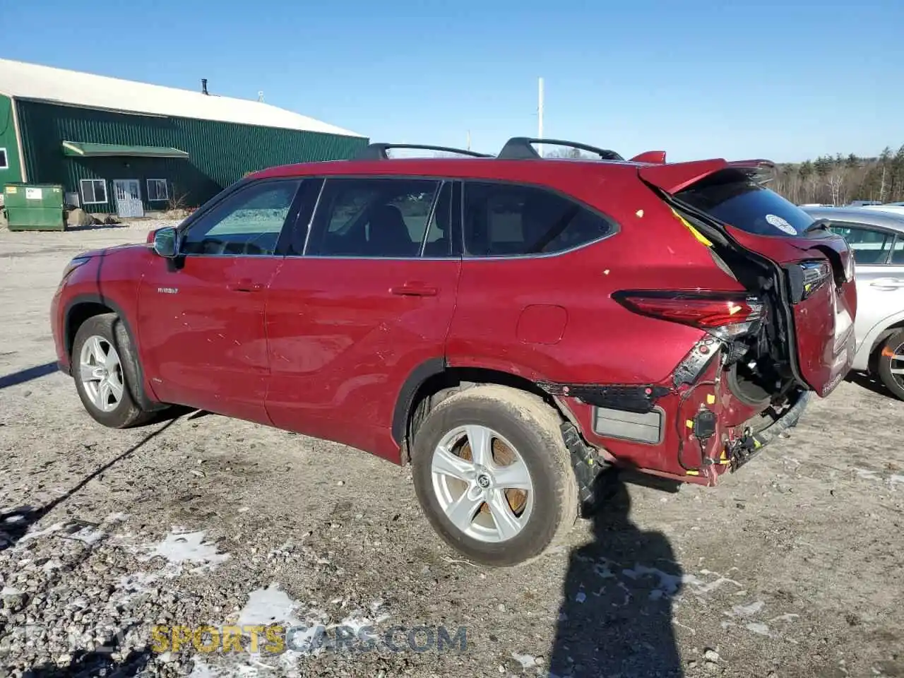2 Photograph of a damaged car 5TDBBRCHXLS503786 TOYOTA HIGHLANDER 2020