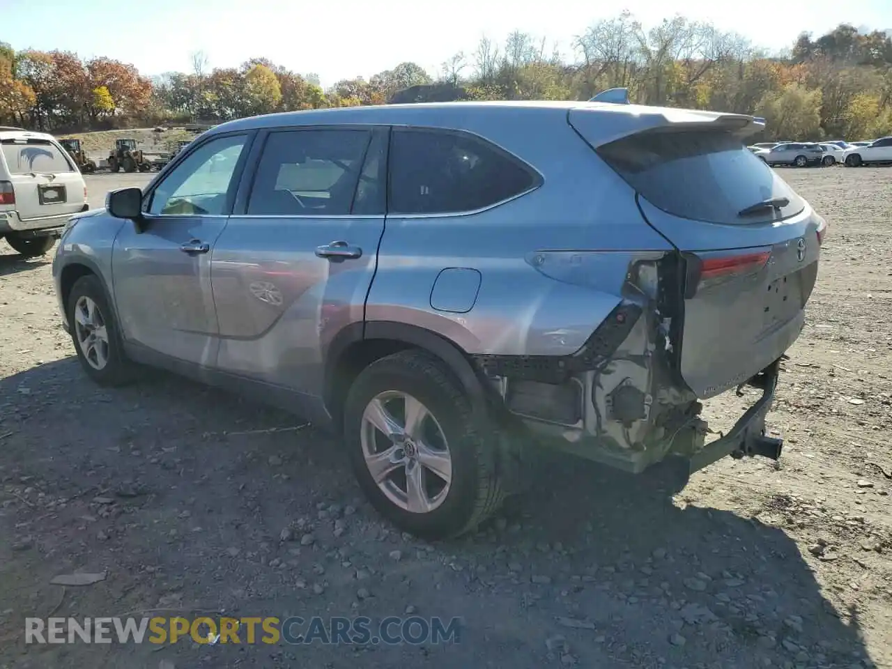 2 Photograph of a damaged car 5TDBZRBH0LS014889 TOYOTA HIGHLANDER 2020