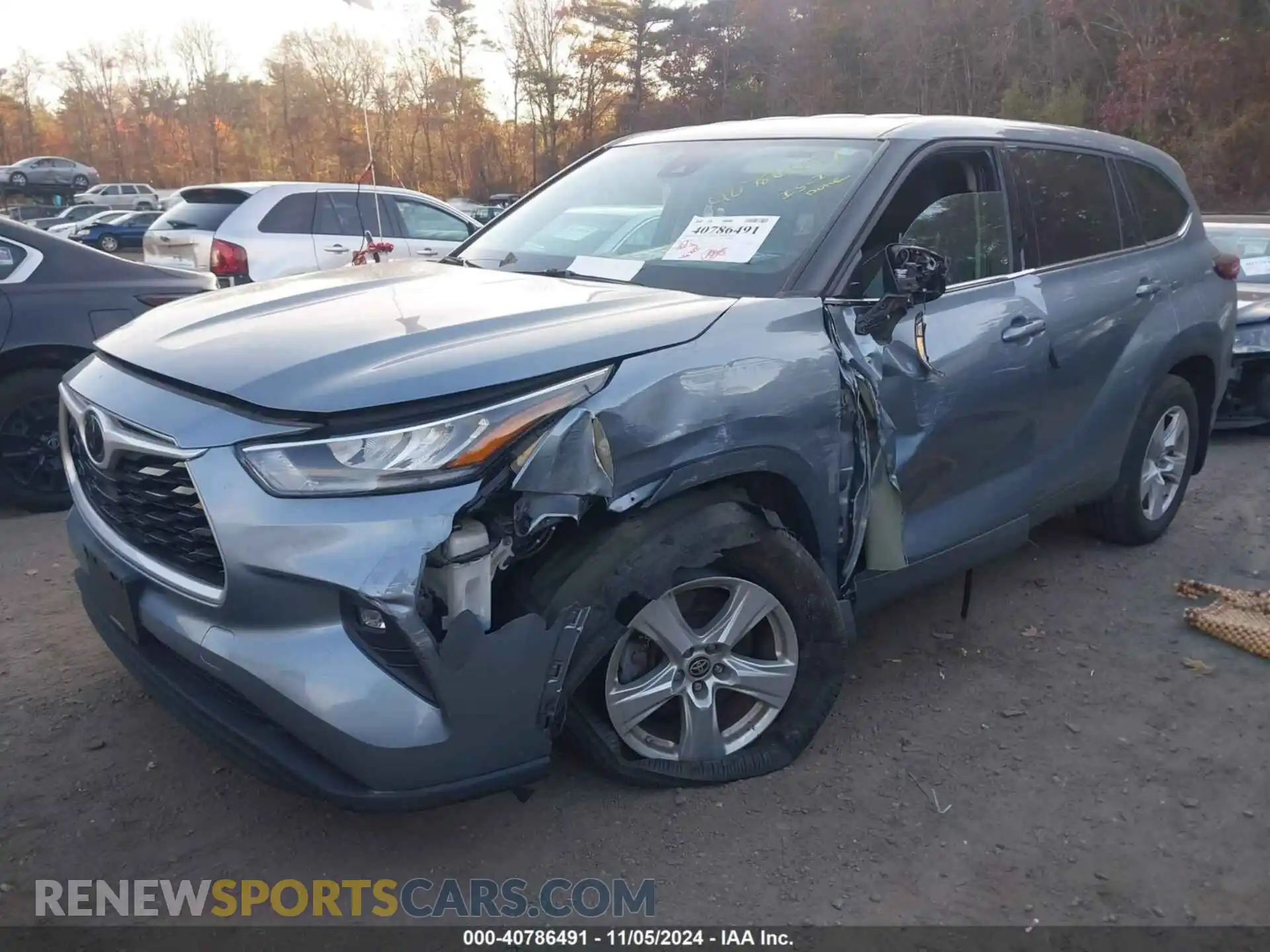 2 Photograph of a damaged car 5TDBZRBH0LS019638 TOYOTA HIGHLANDER 2020