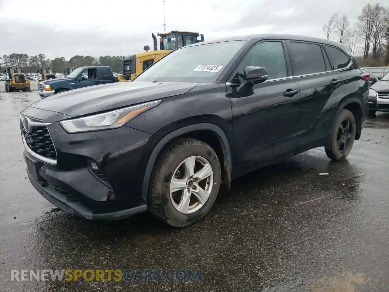 1 Photograph of a damaged car 5TDBZRBH1LS020524 TOYOTA HIGHLANDER 2020
