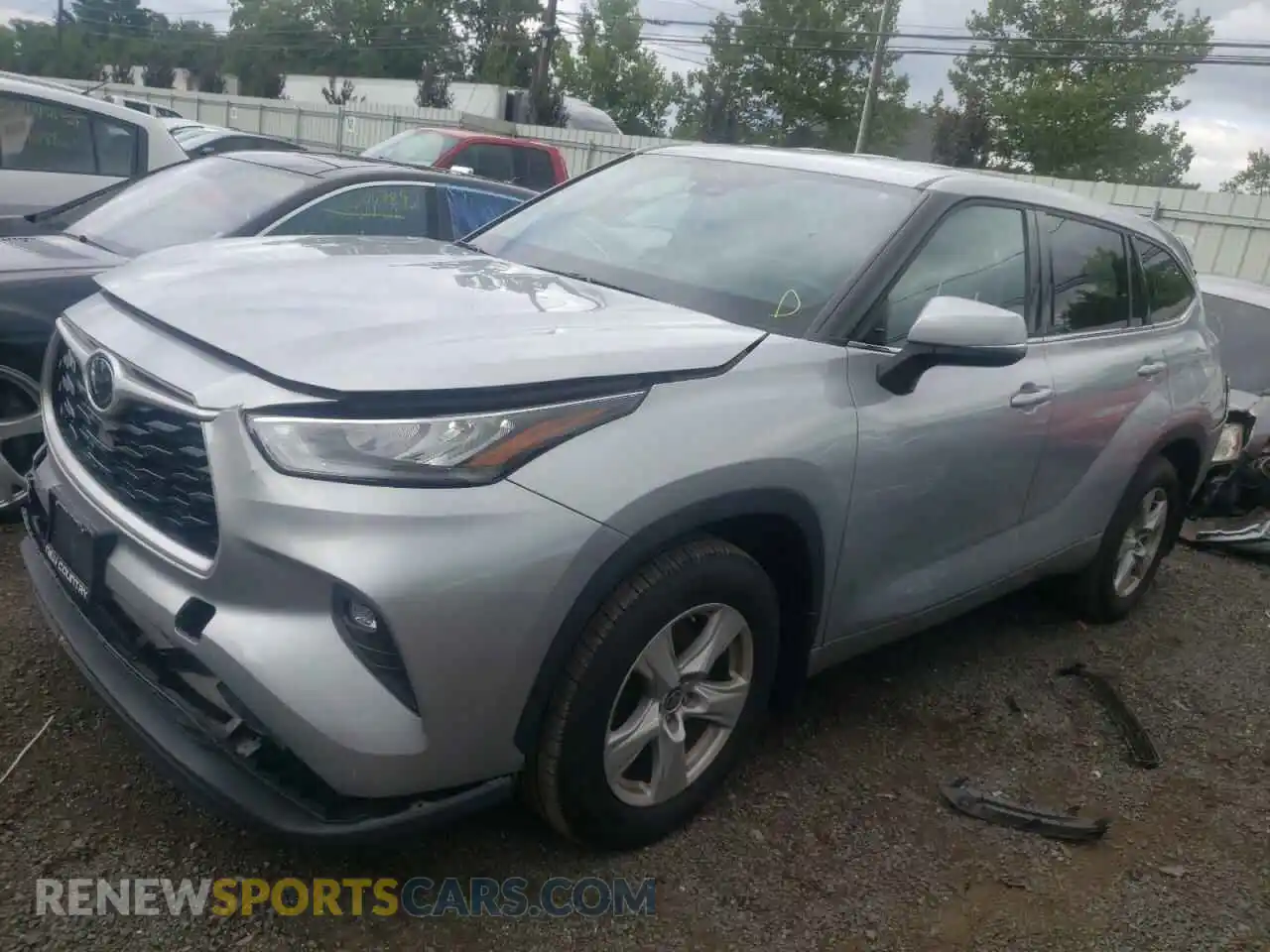 2 Photograph of a damaged car 5TDBZRBH1LS037050 TOYOTA HIGHLANDER 2020