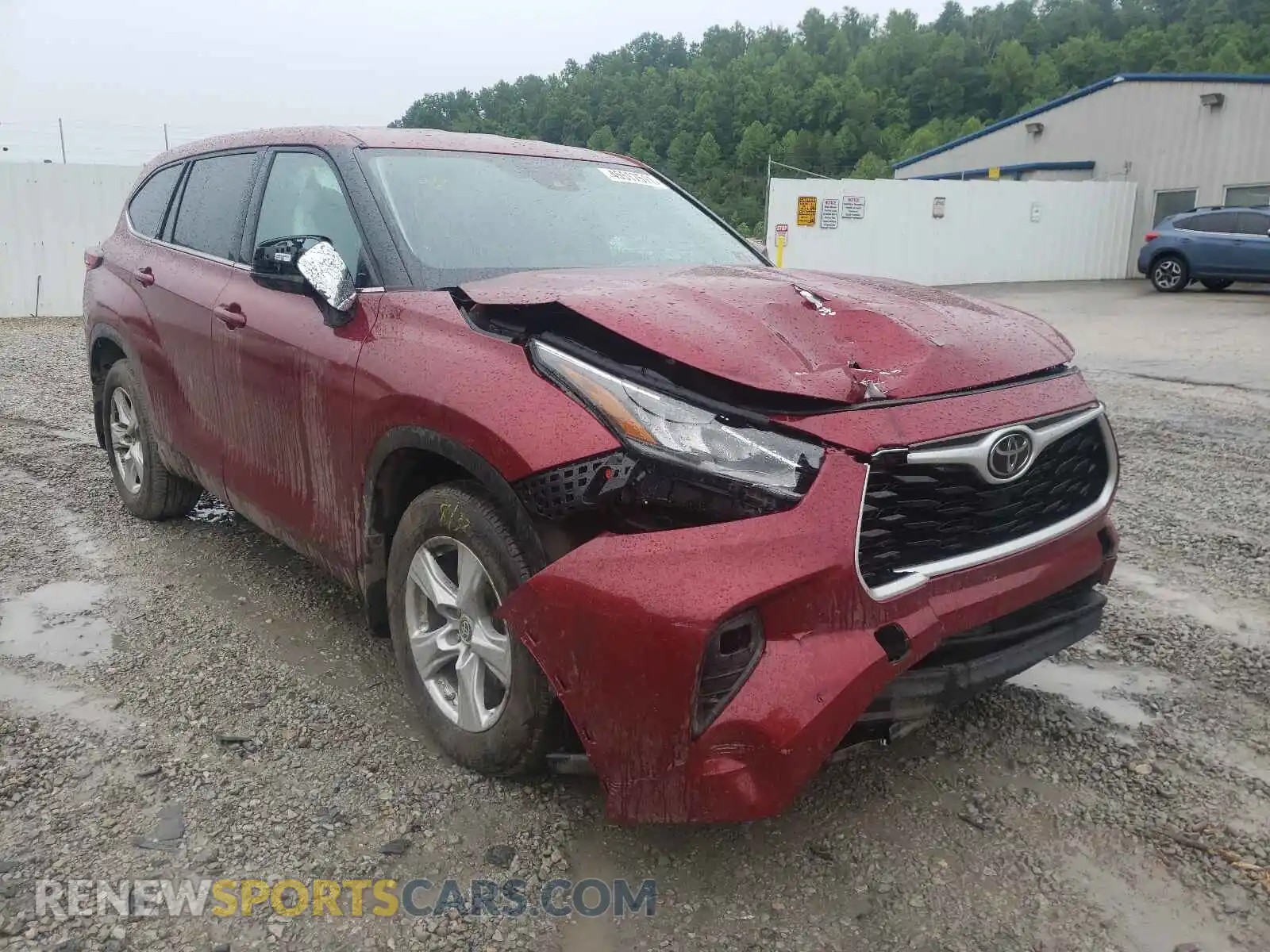 1 Photograph of a damaged car 5TDBZRBH1LS050431 TOYOTA HIGHLANDER 2020