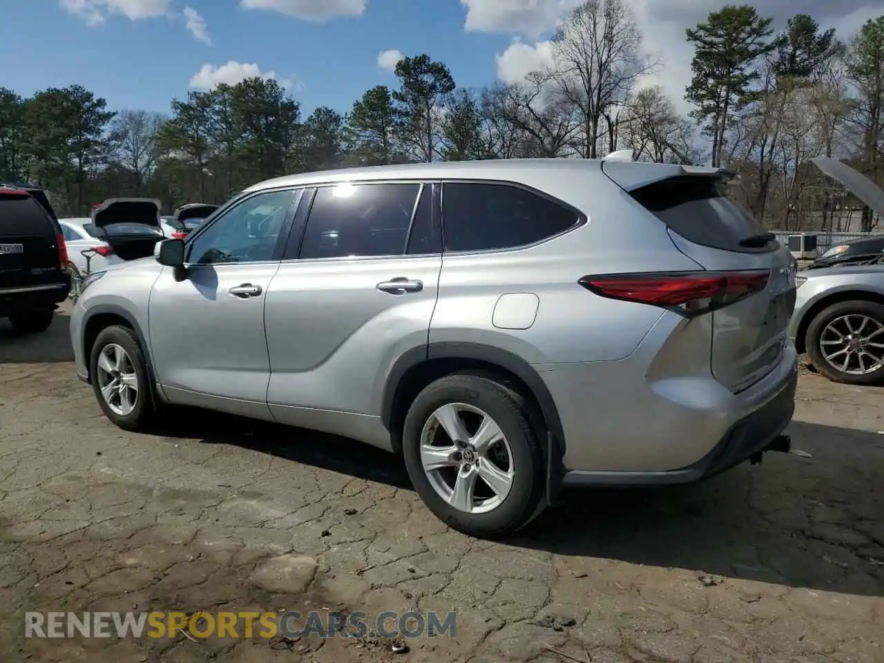 2 Photograph of a damaged car 5TDBZRBH1LS502295 TOYOTA HIGHLANDER 2020