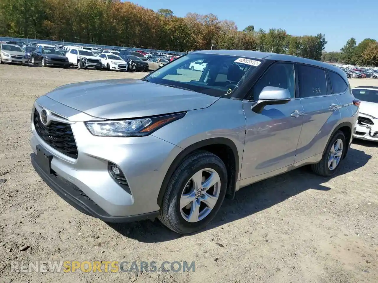 2 Photograph of a damaged car 5TDBZRBH2LS506162 TOYOTA HIGHLANDER 2020