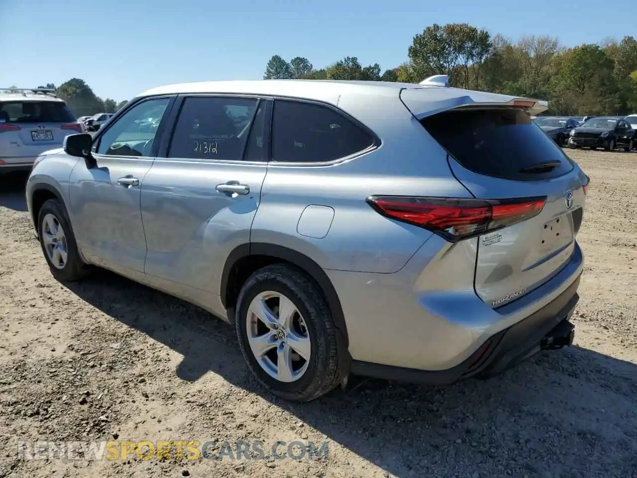 3 Photograph of a damaged car 5TDBZRBH2LS506162 TOYOTA HIGHLANDER 2020