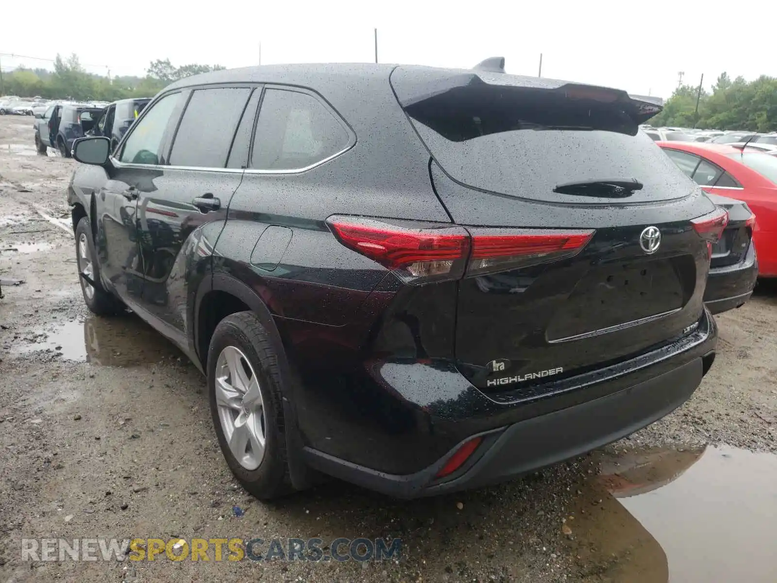3 Photograph of a damaged car 5TDBZRBH3LS019245 TOYOTA HIGHLANDER 2020