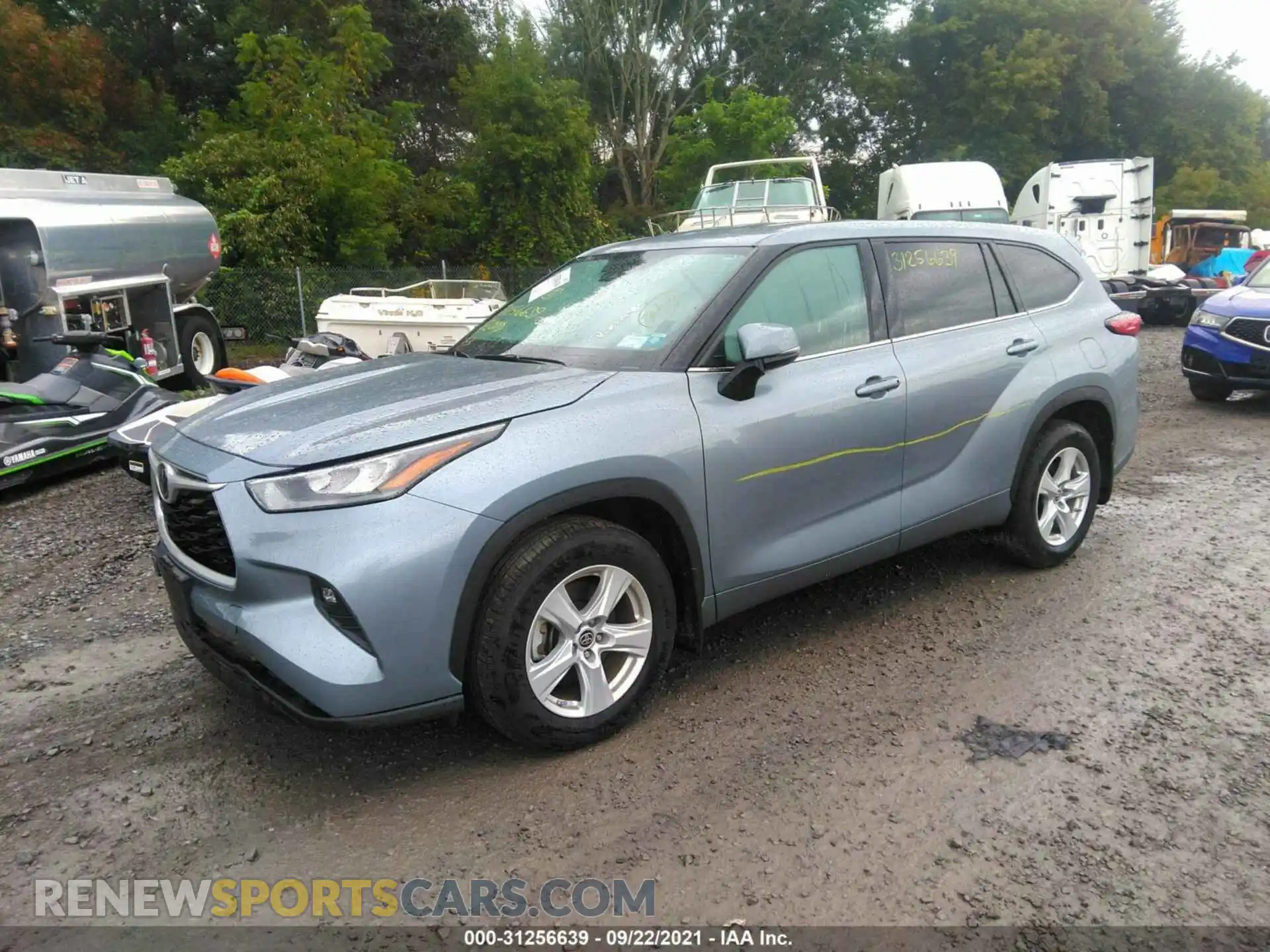 2 Photograph of a damaged car 5TDBZRBH4LS012336 TOYOTA HIGHLANDER 2020