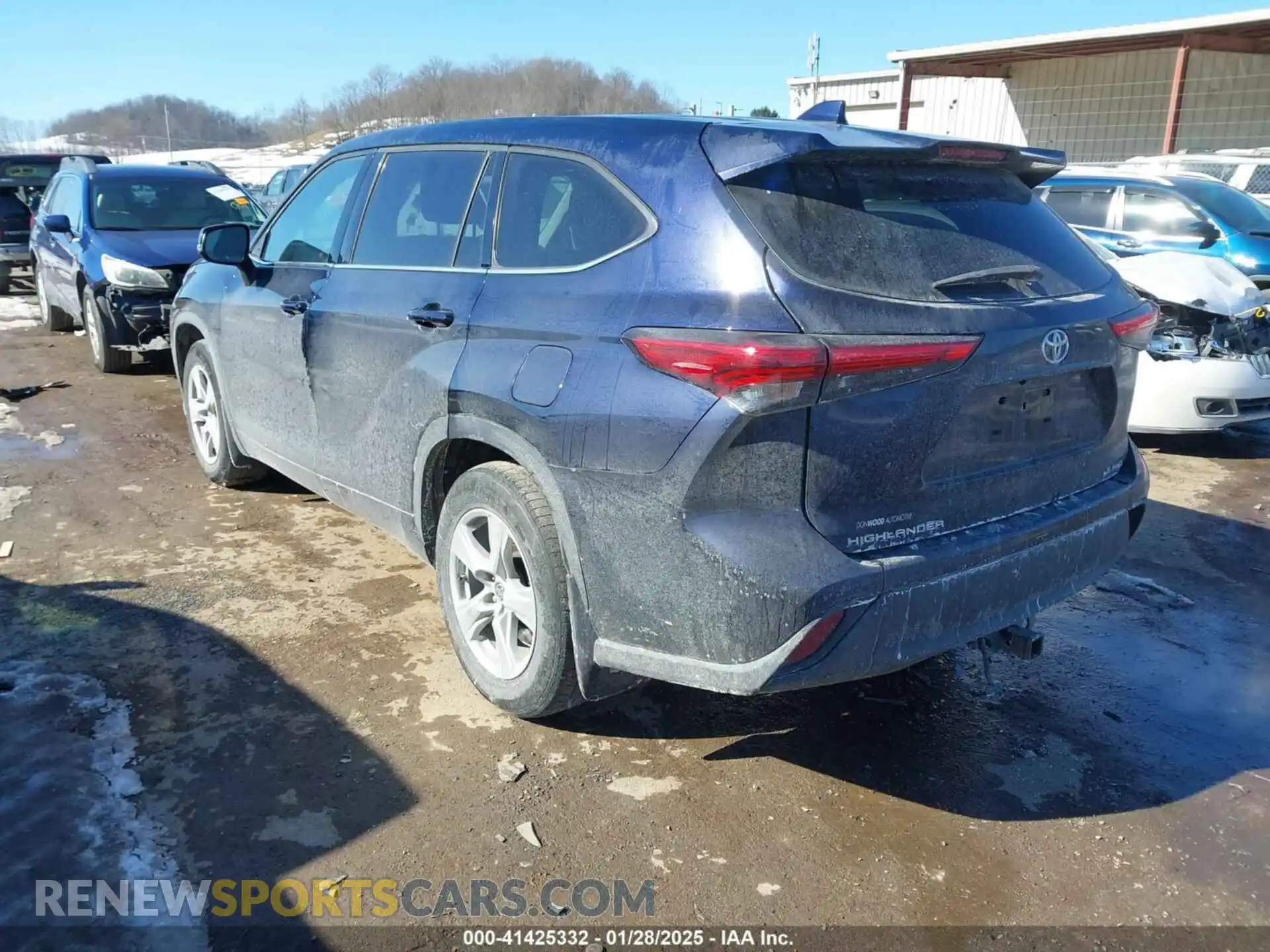 3 Photograph of a damaged car 5TDBZRBH4LS043649 TOYOTA HIGHLANDER 2020