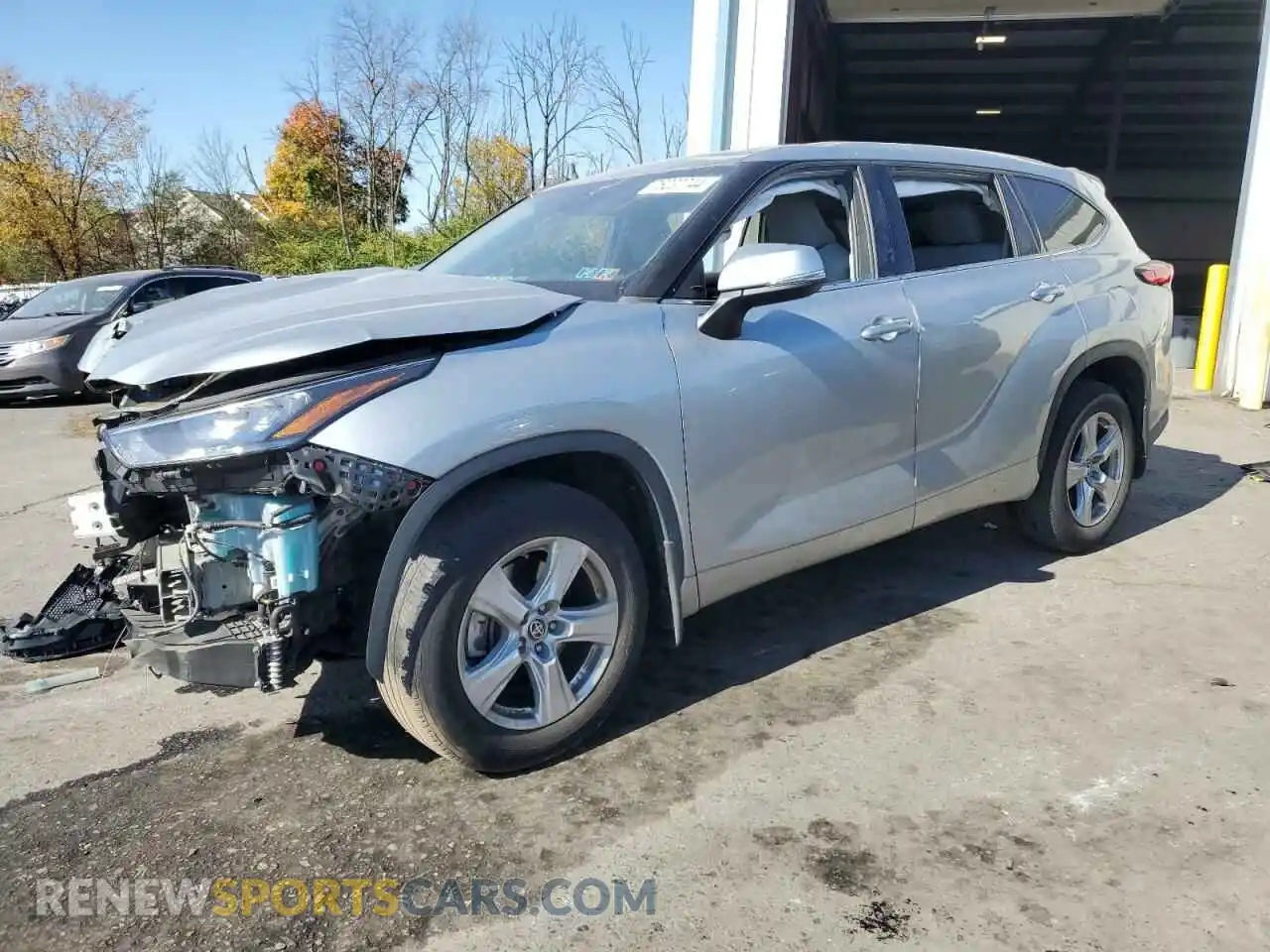 1 Photograph of a damaged car 5TDBZRBH4LS520760 TOYOTA HIGHLANDER 2020