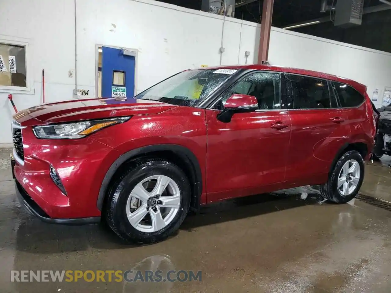 1 Photograph of a damaged car 5TDBZRBH7LS512118 TOYOTA HIGHLANDER 2020