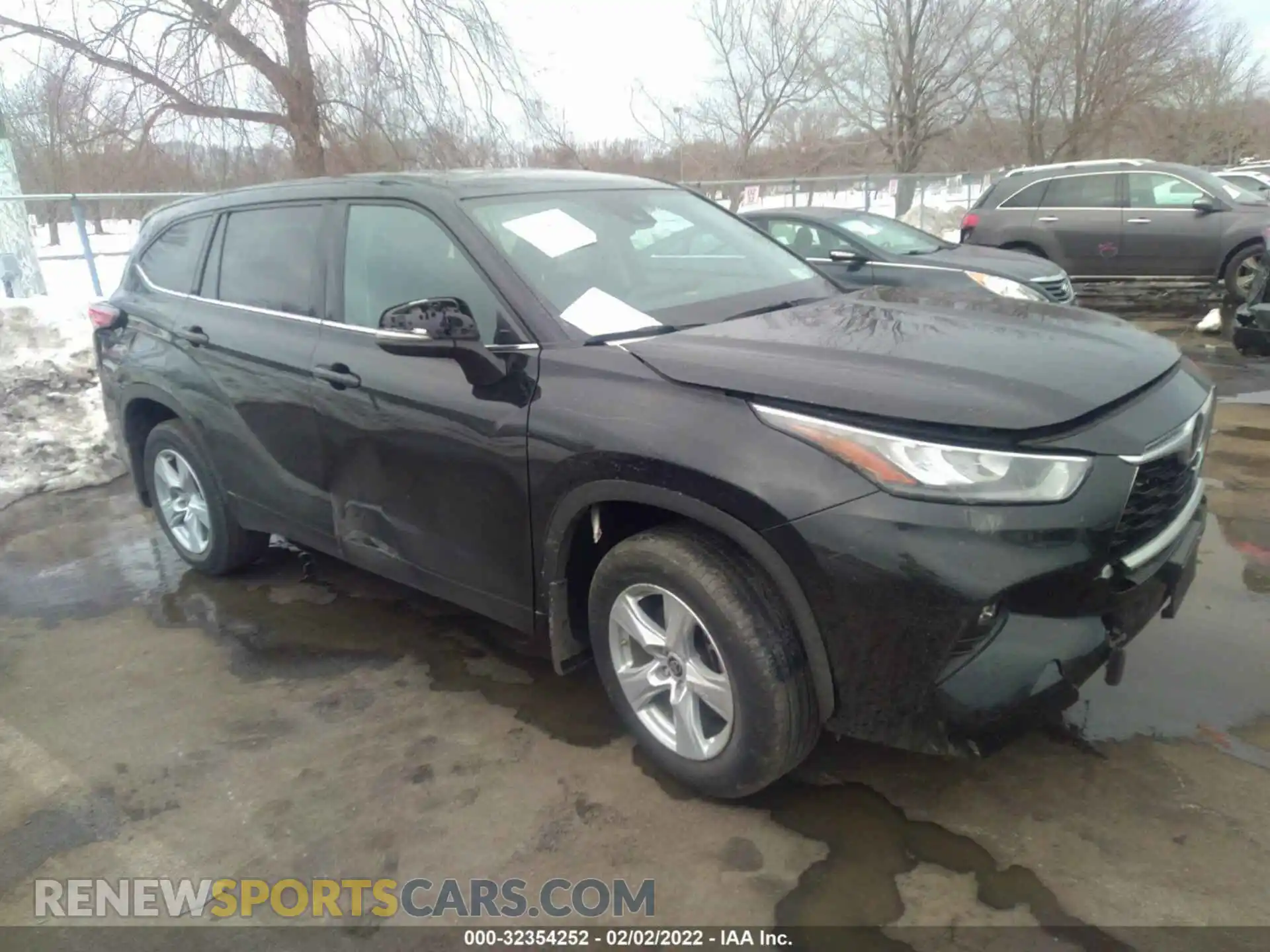 1 Photograph of a damaged car 5TDBZRBH8LS510054 TOYOTA HIGHLANDER 2020