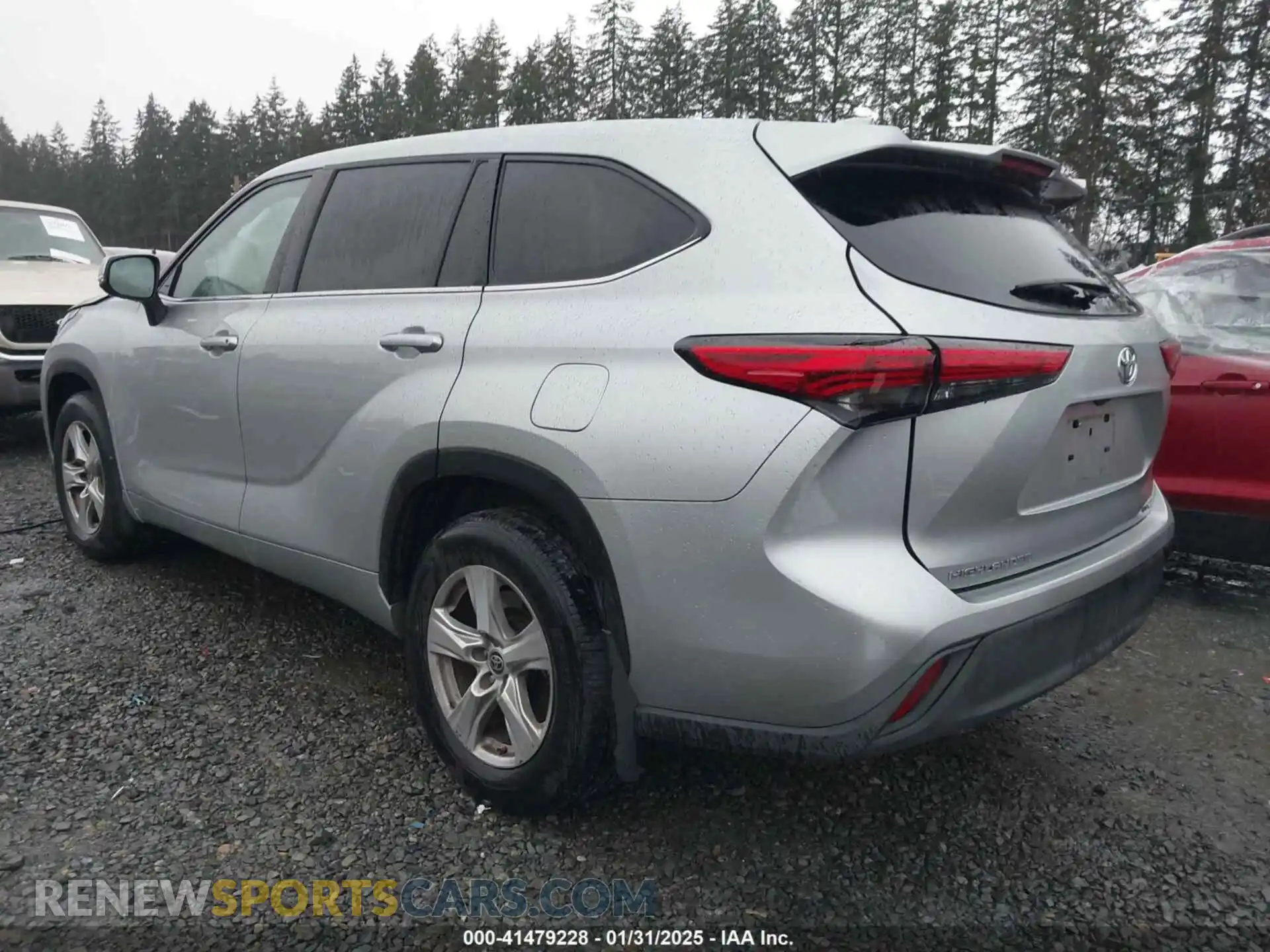3 Photograph of a damaged car 5TDBZRBH9LS014227 TOYOTA HIGHLANDER 2020