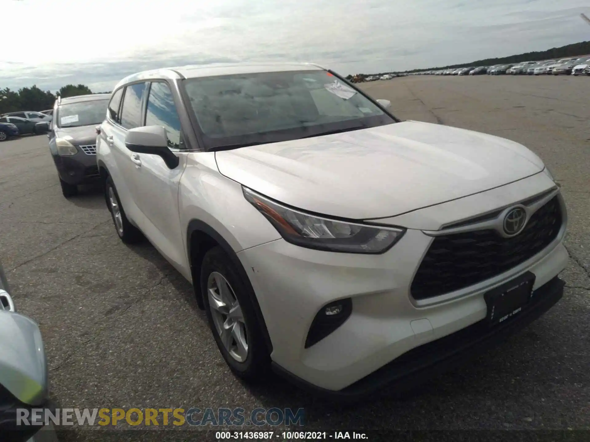 1 Photograph of a damaged car 5TDBZRBH9LS026247 TOYOTA HIGHLANDER 2020