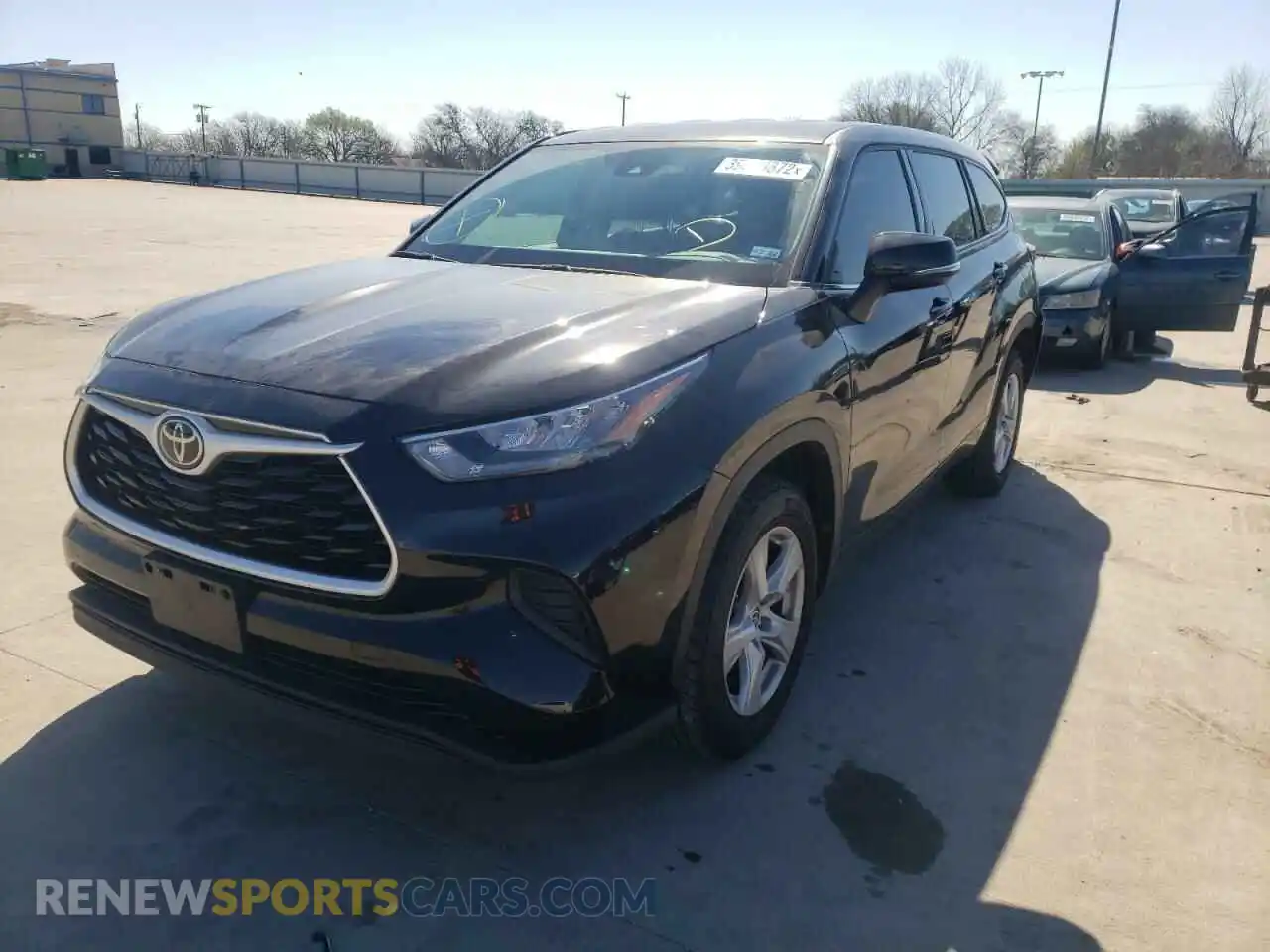 2 Photograph of a damaged car 5TDCZRAH3LS504412 TOYOTA HIGHLANDER 2020