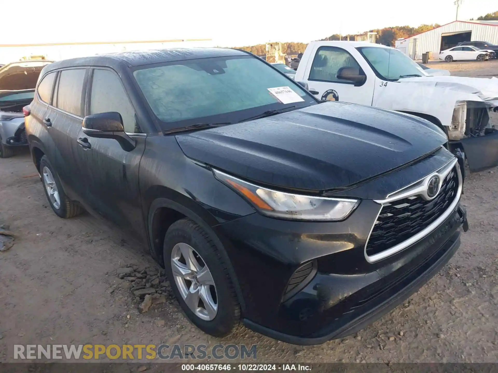 1 Photograph of a damaged car 5TDCZRAH3LS507312 TOYOTA HIGHLANDER 2020