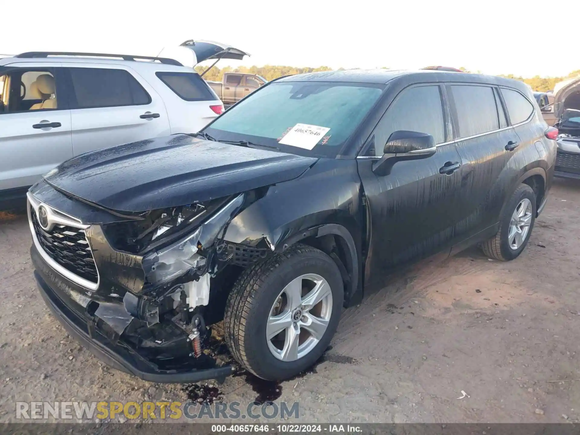 2 Photograph of a damaged car 5TDCZRAH3LS507312 TOYOTA HIGHLANDER 2020