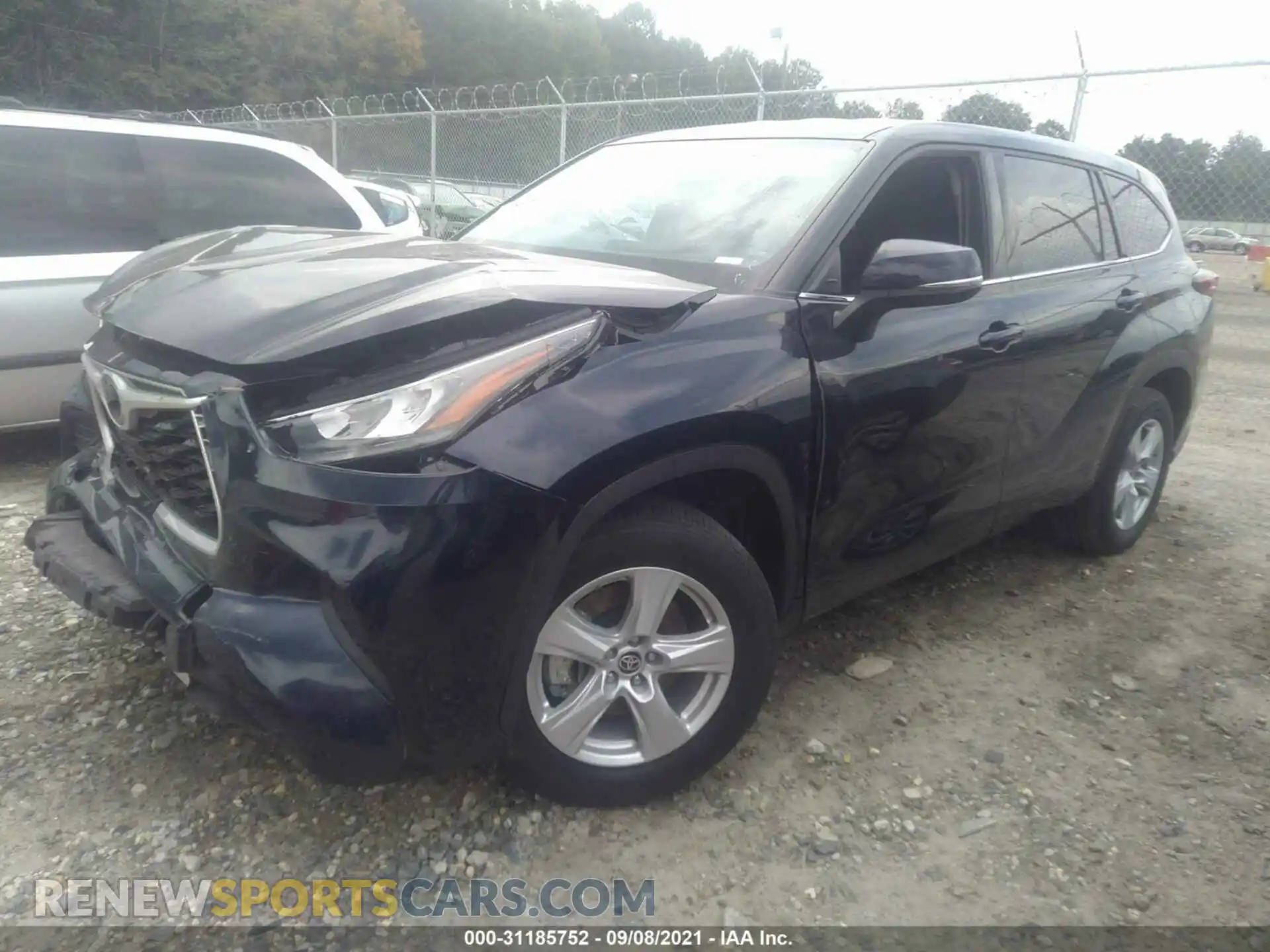 2 Photograph of a damaged car 5TDCZRAH5LS013145 TOYOTA HIGHLANDER 2020