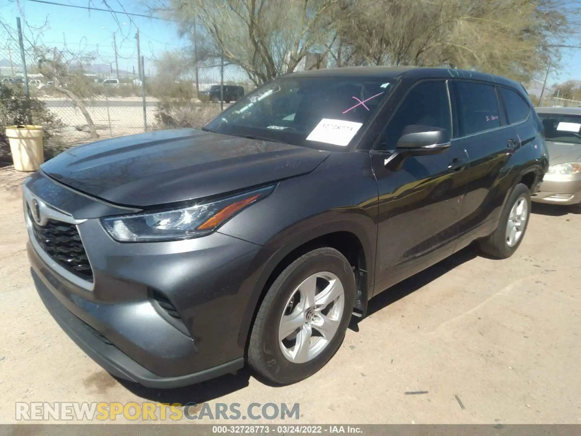 2 Photograph of a damaged car 5TDCZRBH1LS043144 TOYOTA HIGHLANDER 2020
