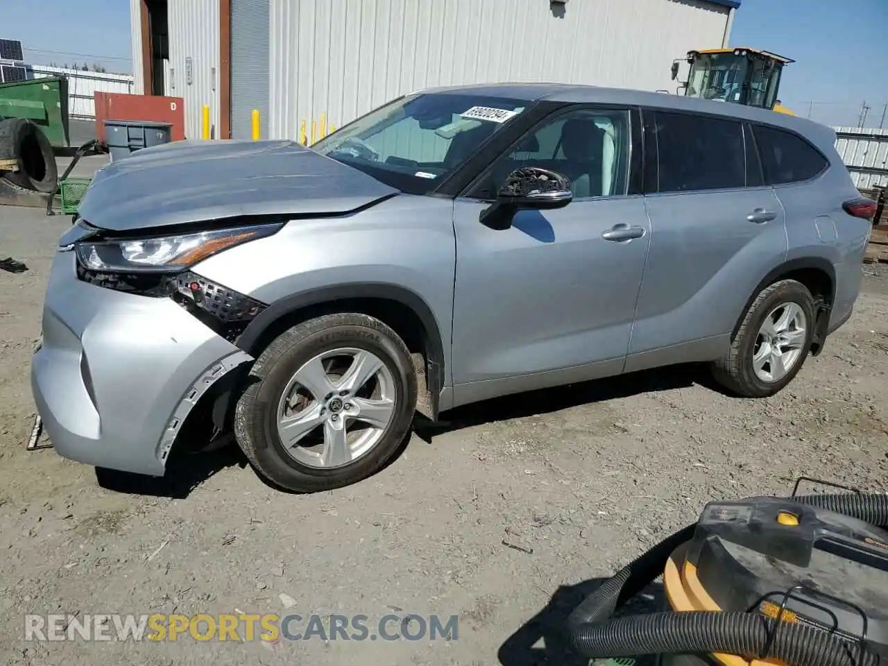 1 Photograph of a damaged car 5TDCZRBH1LS503483 TOYOTA HIGHLANDER 2020