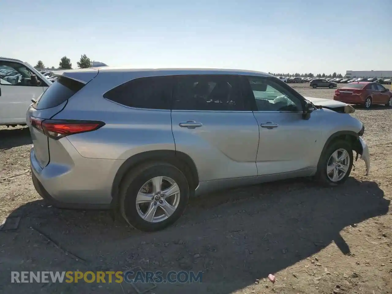 3 Photograph of a damaged car 5TDCZRBH1LS503483 TOYOTA HIGHLANDER 2020