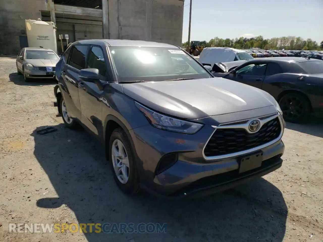 1 Photograph of a damaged car 5TDCZRBH2LS016051 TOYOTA HIGHLANDER 2020