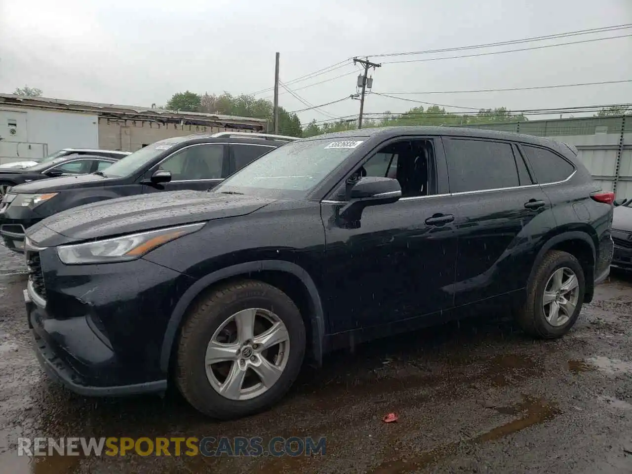 1 Photograph of a damaged car 5TDCZRBH2LS037465 TOYOTA HIGHLANDER 2020