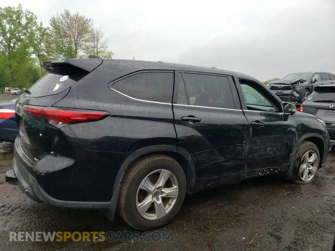 3 Photograph of a damaged car 5TDCZRBH2LS037465 TOYOTA HIGHLANDER 2020