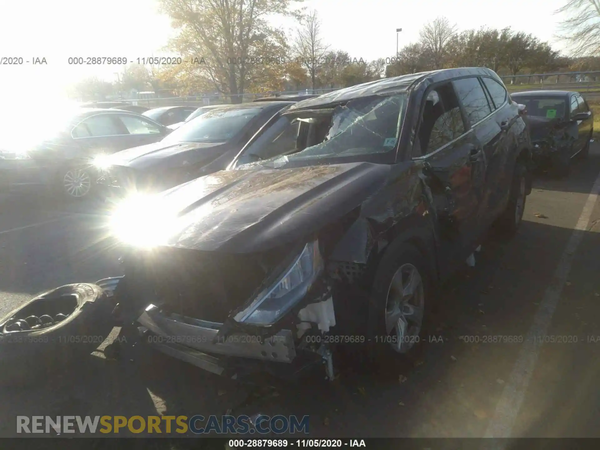 2 Photograph of a damaged car 5TDCZRBH4LS516258 TOYOTA HIGHLANDER 2020