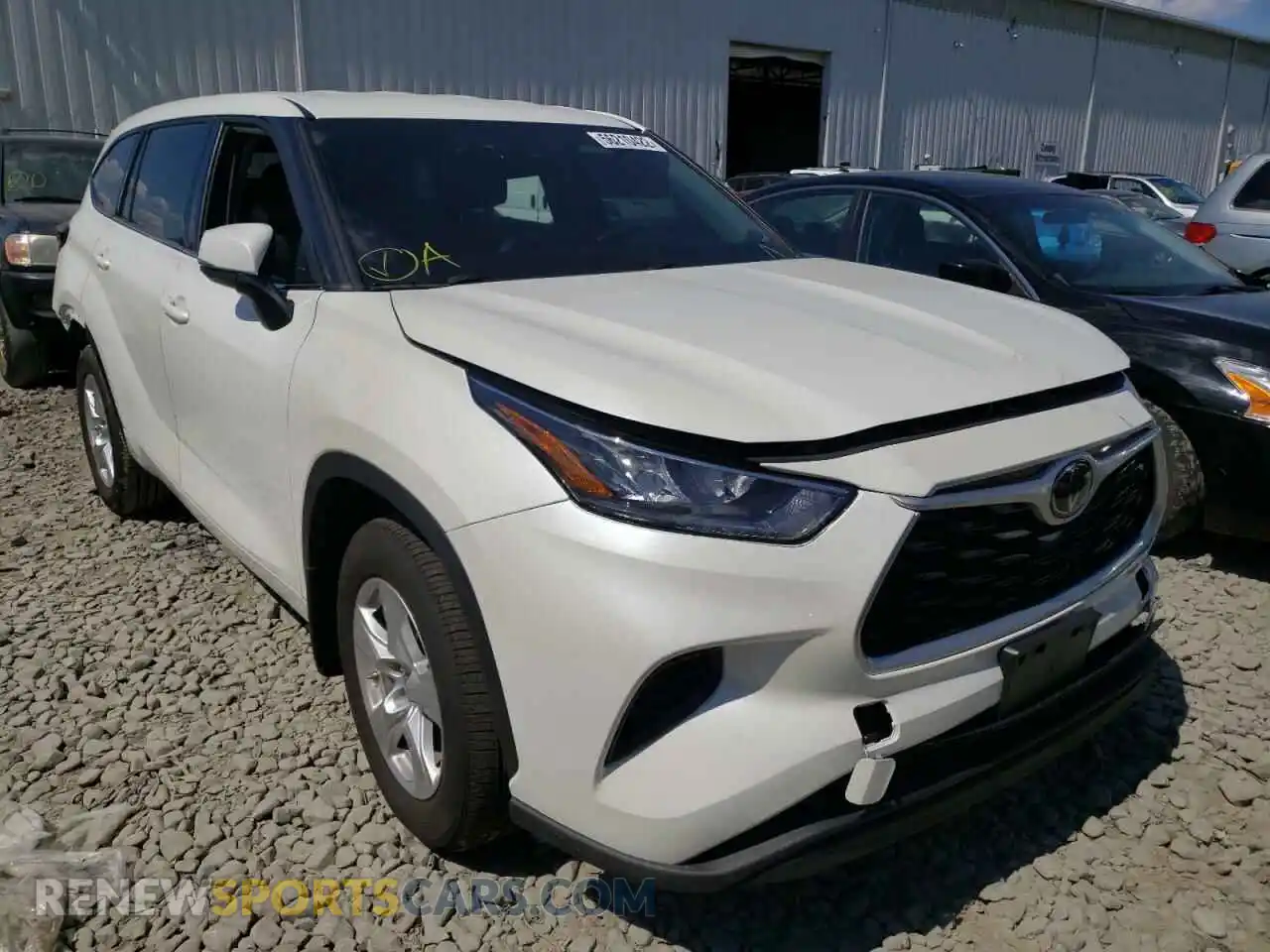 1 Photograph of a damaged car 5TDCZRBH5LS034852 TOYOTA HIGHLANDER 2020