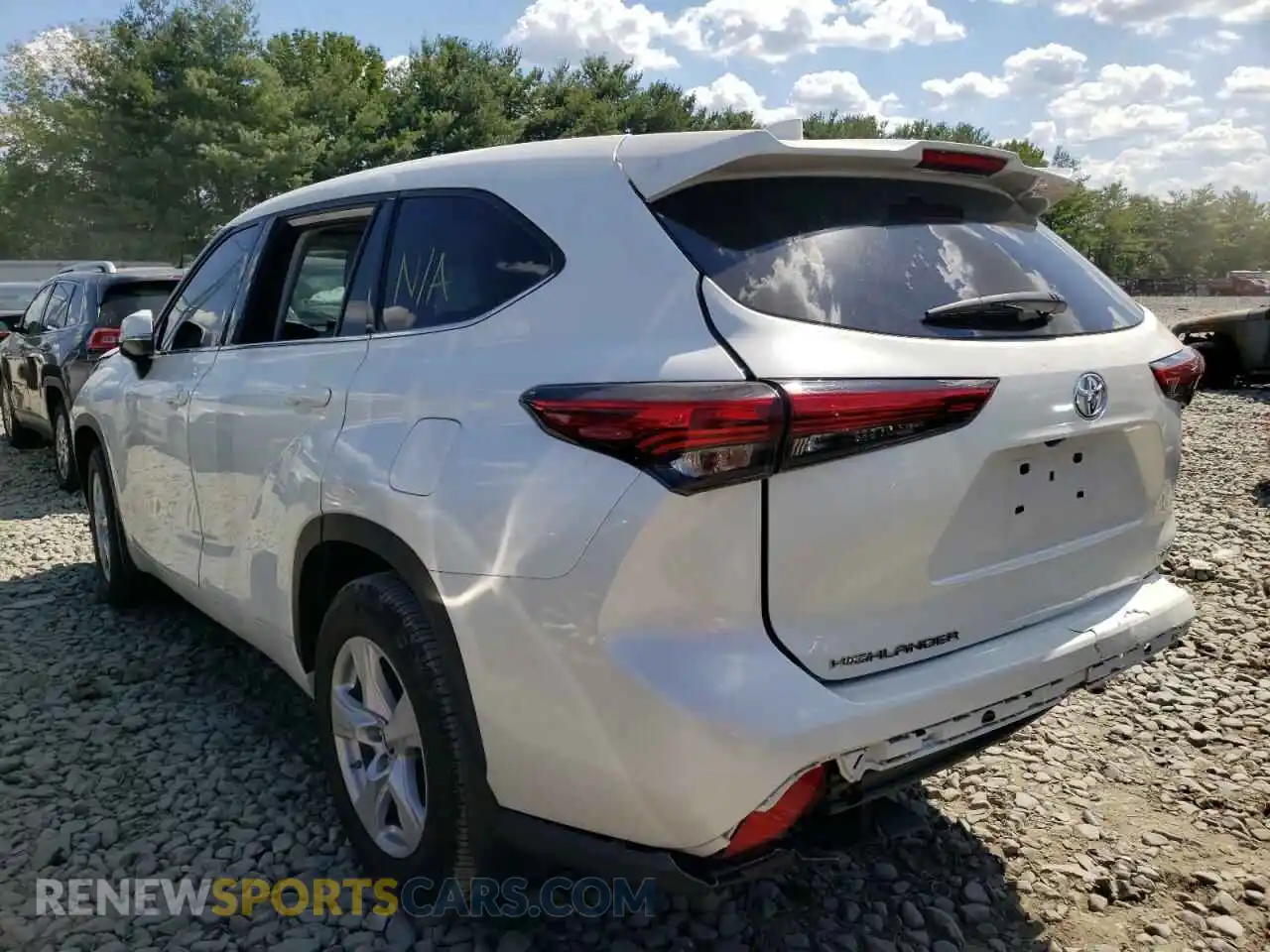 3 Photograph of a damaged car 5TDCZRBH5LS034852 TOYOTA HIGHLANDER 2020