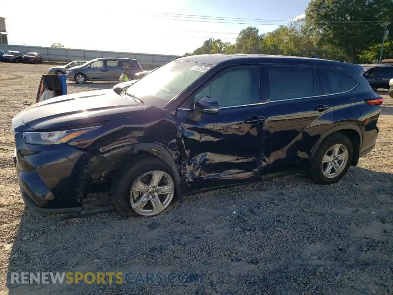 1 Photograph of a damaged car 5TDCZRBH8LS031637 TOYOTA HIGHLANDER 2020