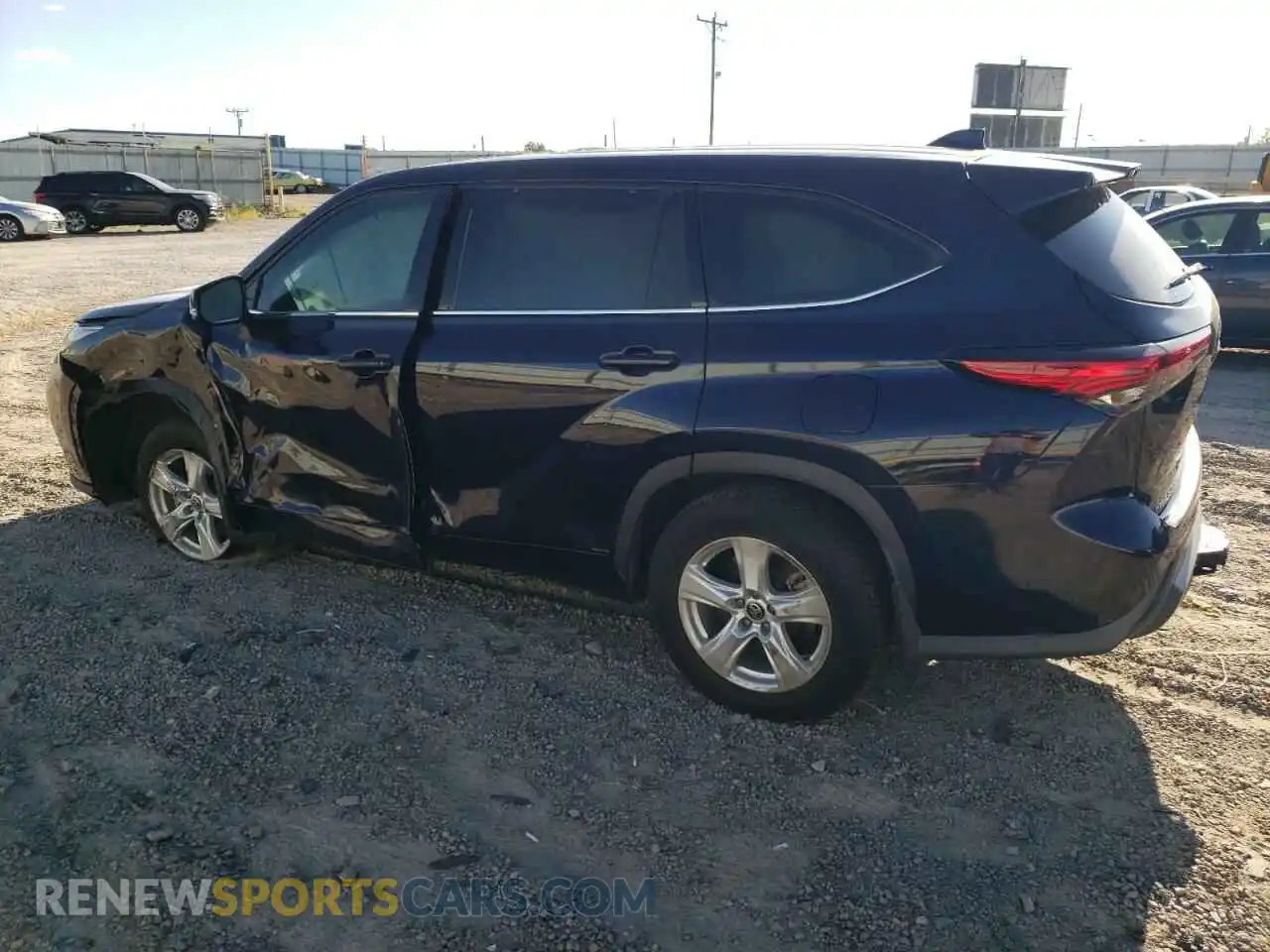 2 Photograph of a damaged car 5TDCZRBH8LS031637 TOYOTA HIGHLANDER 2020