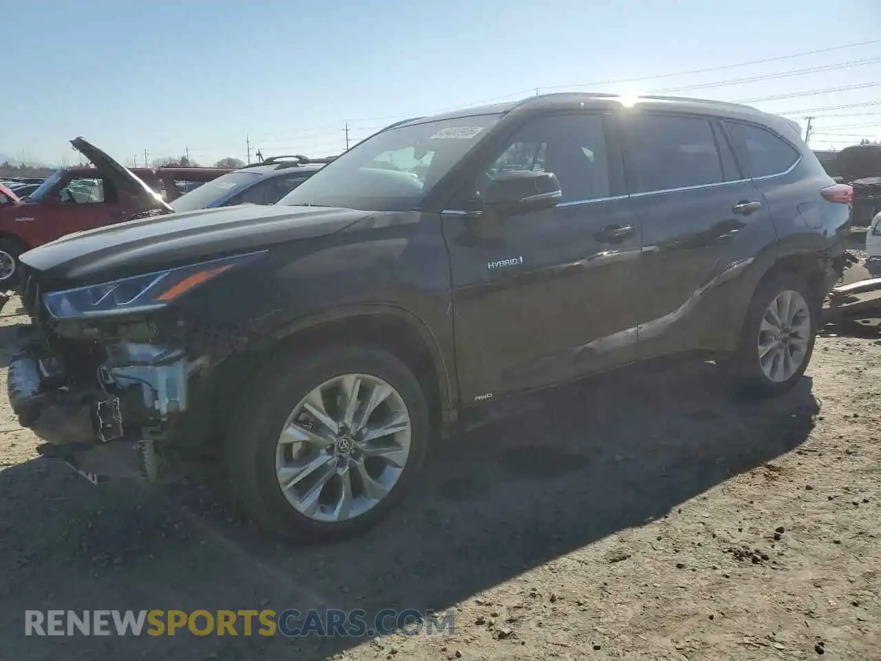 1 Photograph of a damaged car 5TDDBRCH5LS005360 TOYOTA HIGHLANDER 2020