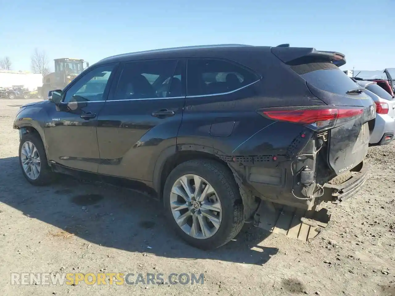 2 Photograph of a damaged car 5TDDBRCH5LS005360 TOYOTA HIGHLANDER 2020
