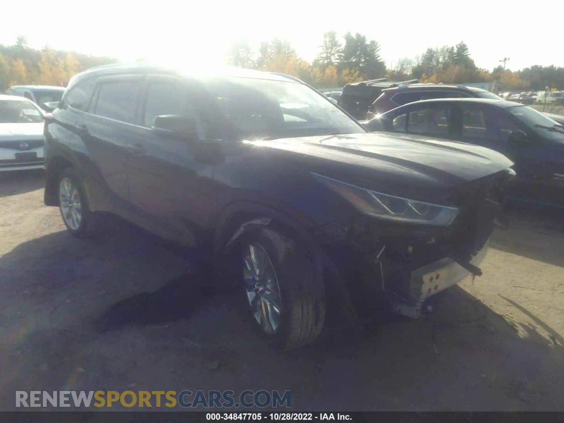 1 Фотография поврежденного автомобиля 5TDDZRBH1LS056139 TOYOTA HIGHLANDER 2020