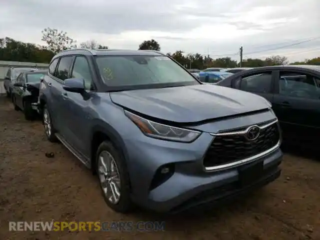 1 Photograph of a damaged car 5TDDZRBH2LS051922 TOYOTA HIGHLANDER 2020