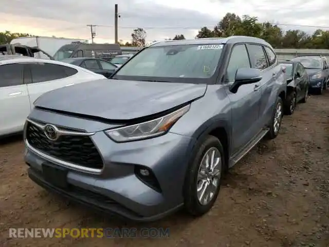 2 Photograph of a damaged car 5TDDZRBH2LS051922 TOYOTA HIGHLANDER 2020