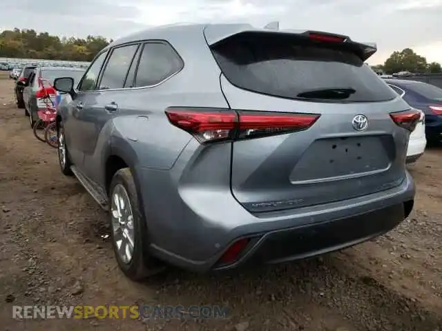 3 Photograph of a damaged car 5TDDZRBH2LS051922 TOYOTA HIGHLANDER 2020